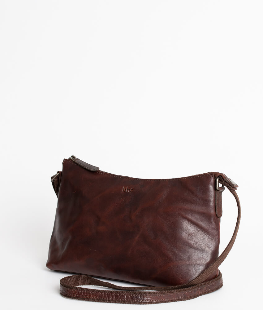 Brun skinnväska handväska av högsta kvalite