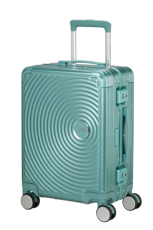 American Tourister Soundbox Aluminium Dusty Turquoise 55cm