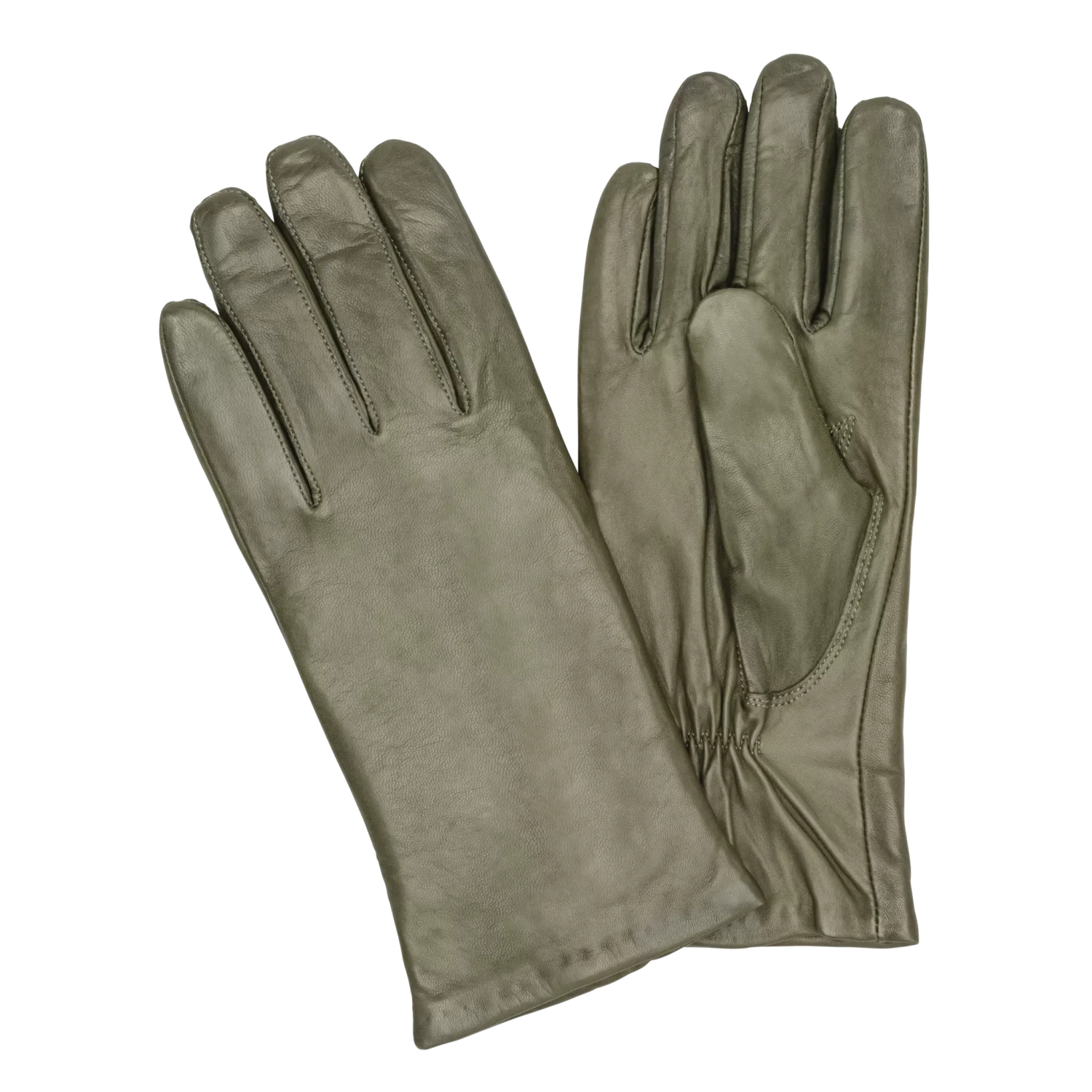 HK Dam skinnhandskar Lammnappa Slät Olive