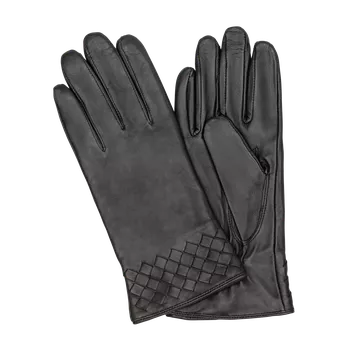 Handskkompaniet Damhandskar Svart vävt mönster