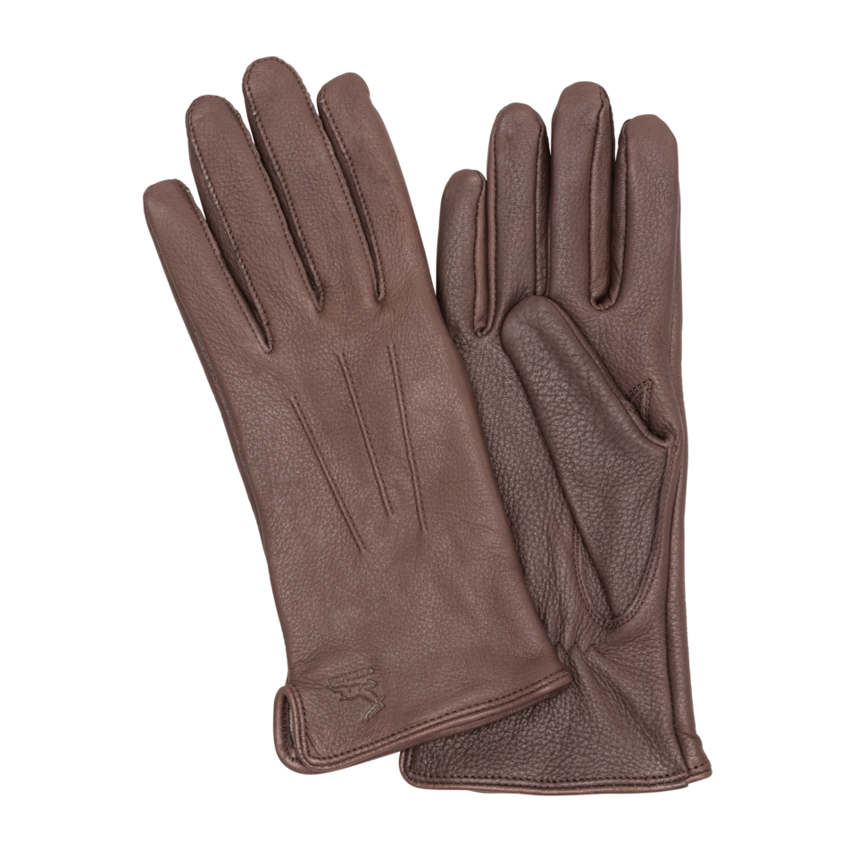 HK Handskkompaniet Damhandskar Hjortnappa Brown