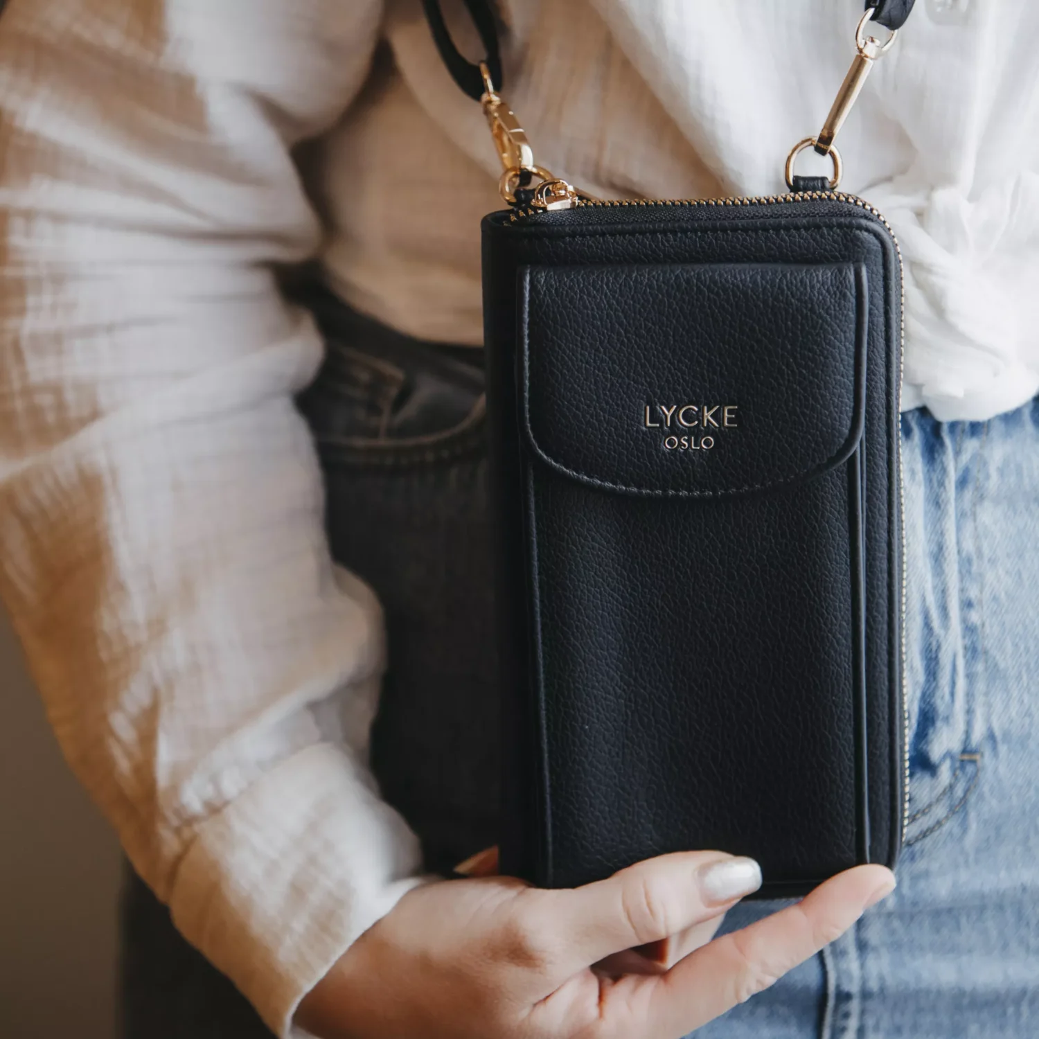 Lycke Mobilväska Crossover Black