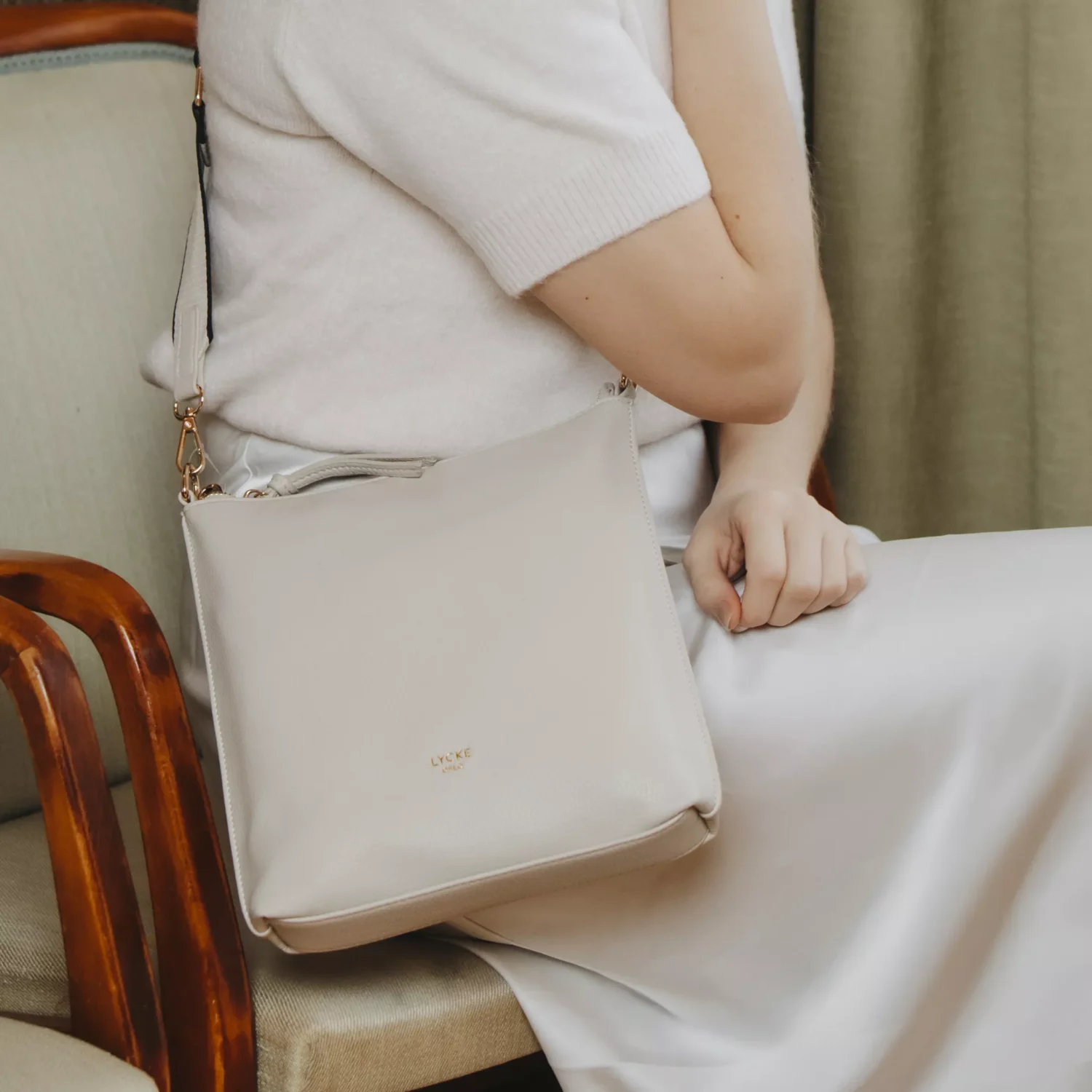 Lycke Oslo Sandnes Handväska Beige