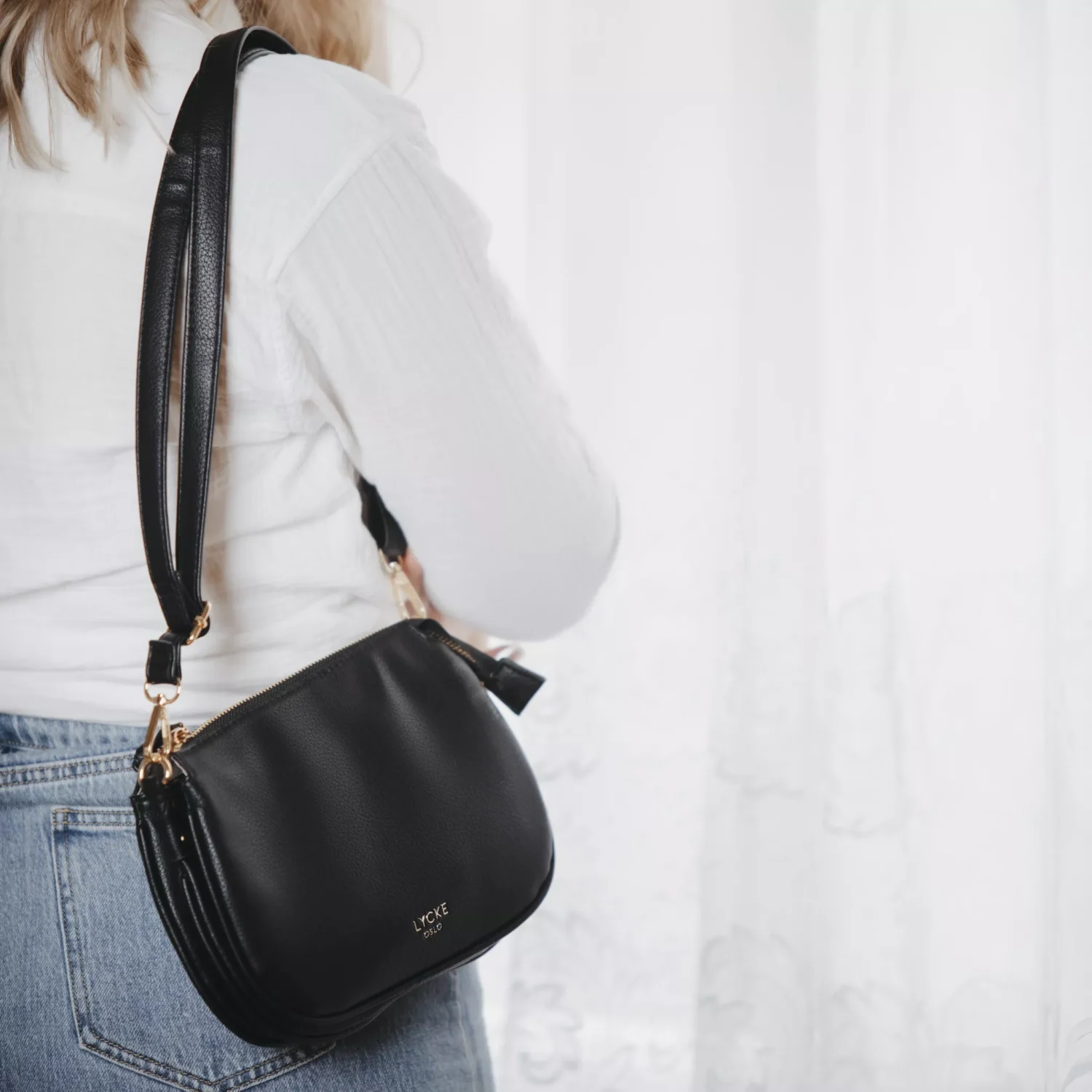 Lycke Egersund Axelväska Black