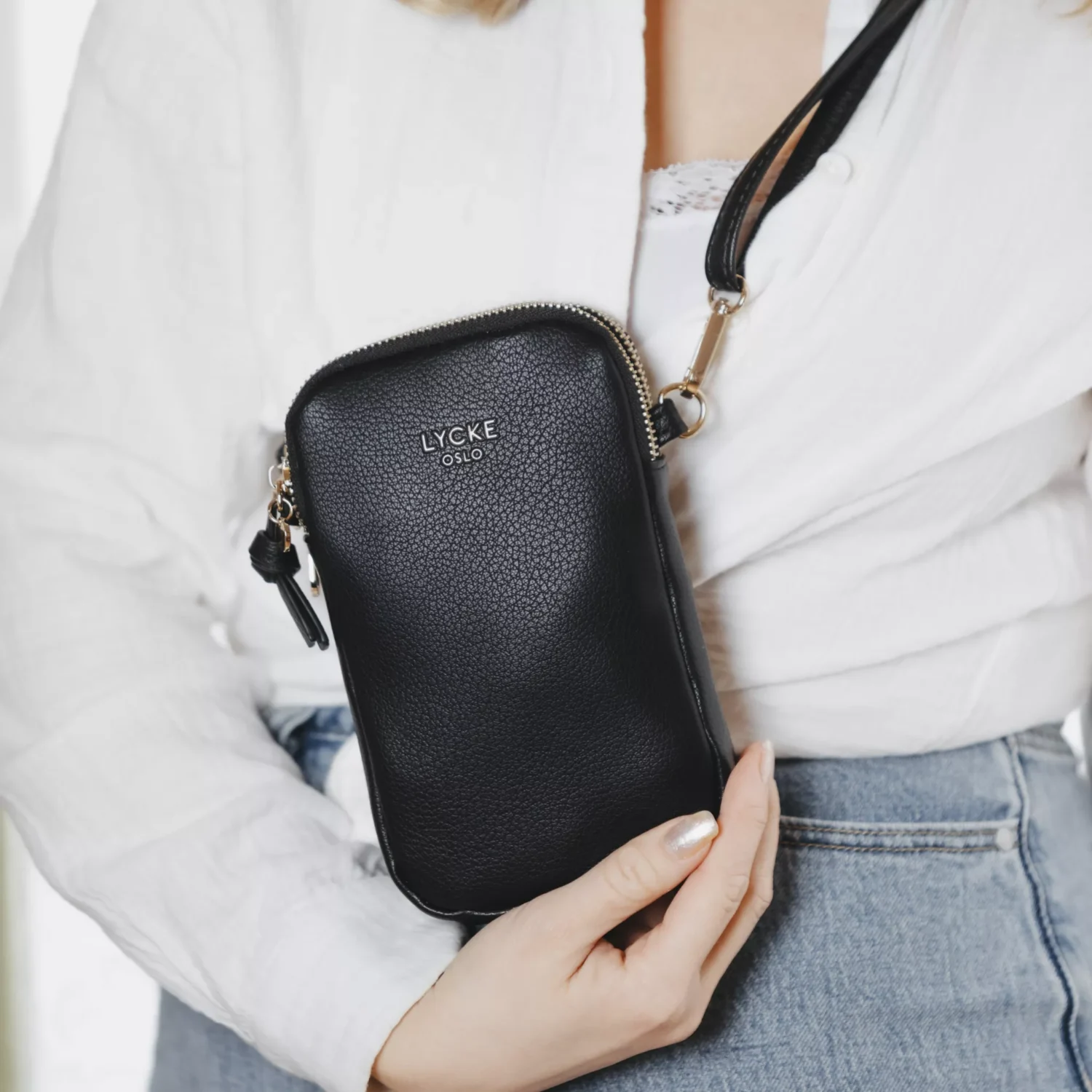 Lycke Mobilväska Black