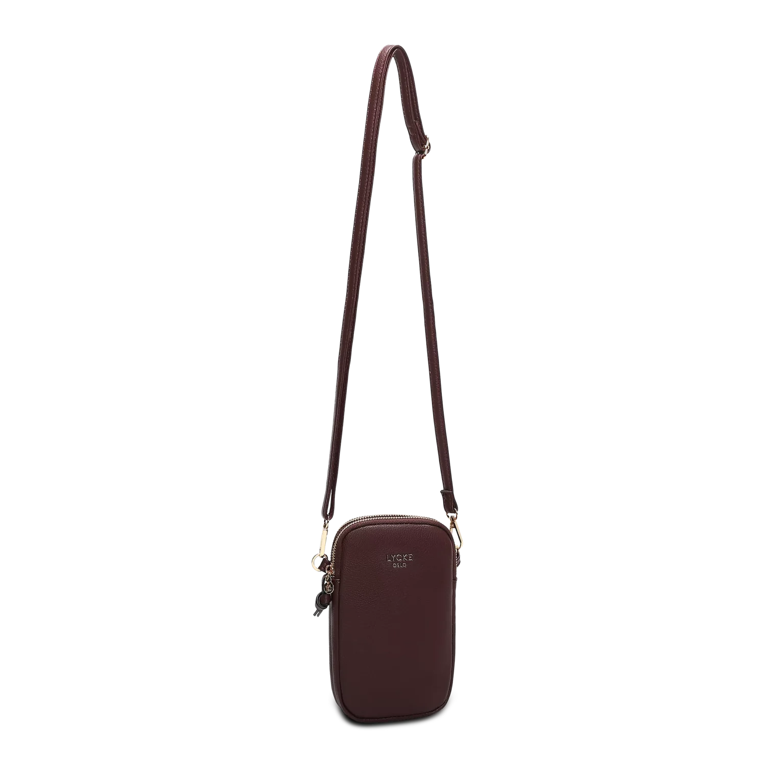Lycke Mobilväska Vinröd