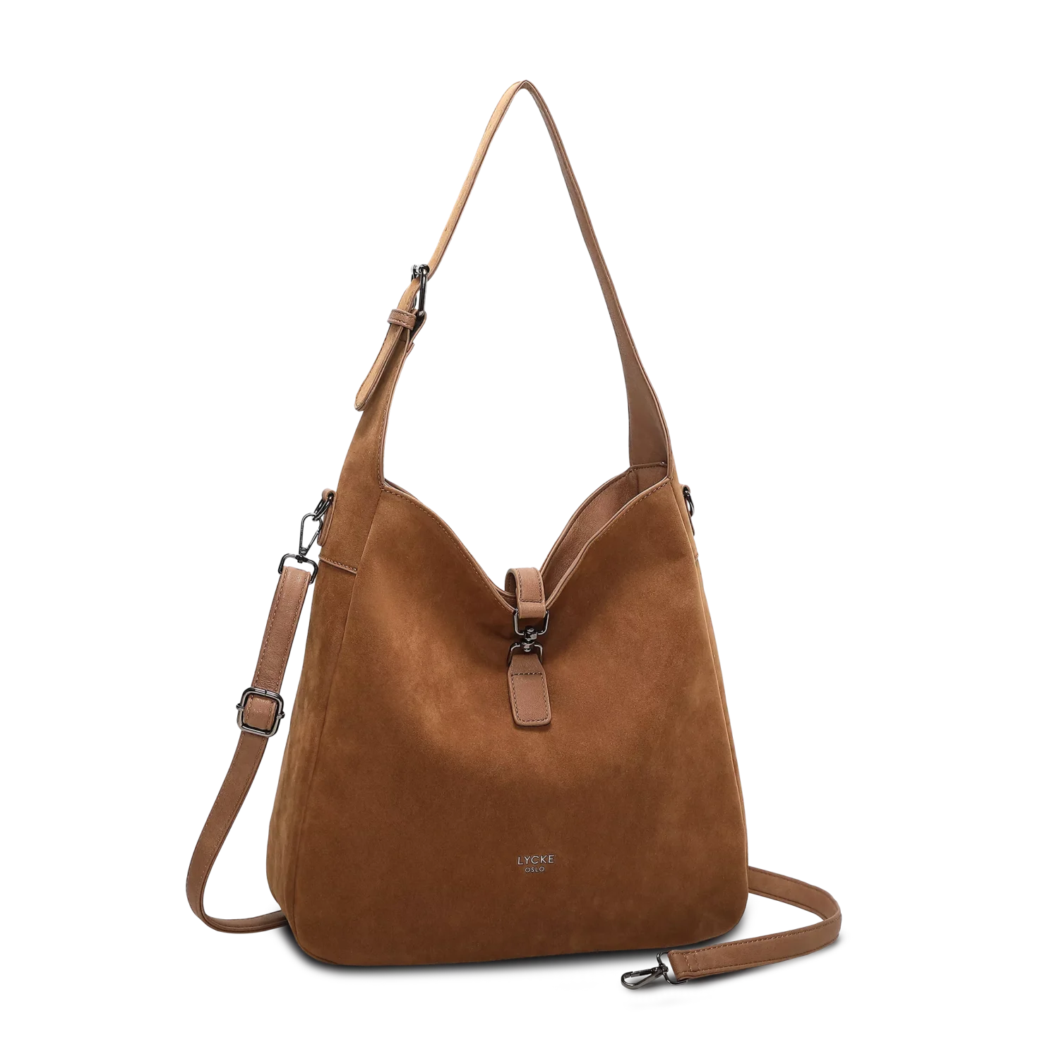 Lycke Carina Axelväska Hobomodell Caramel