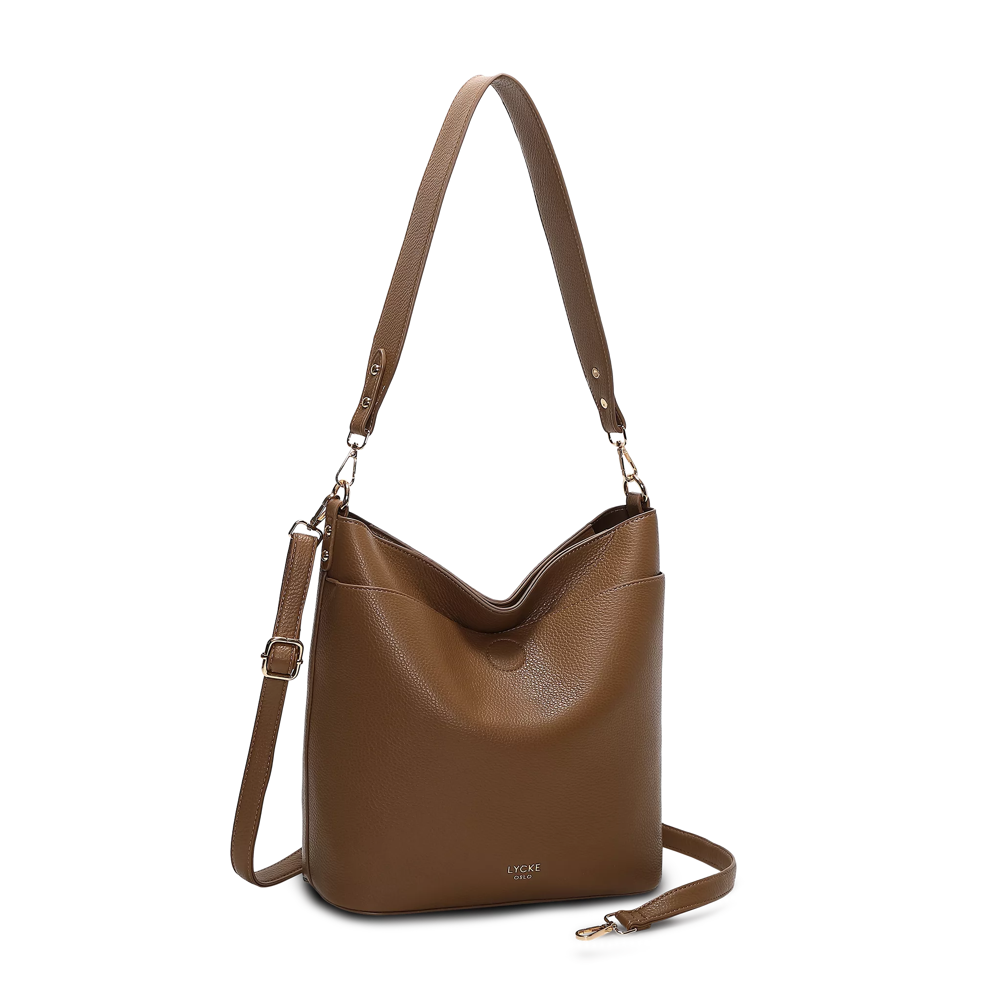 Lycke Vera Handväska Bucketbag Taupe