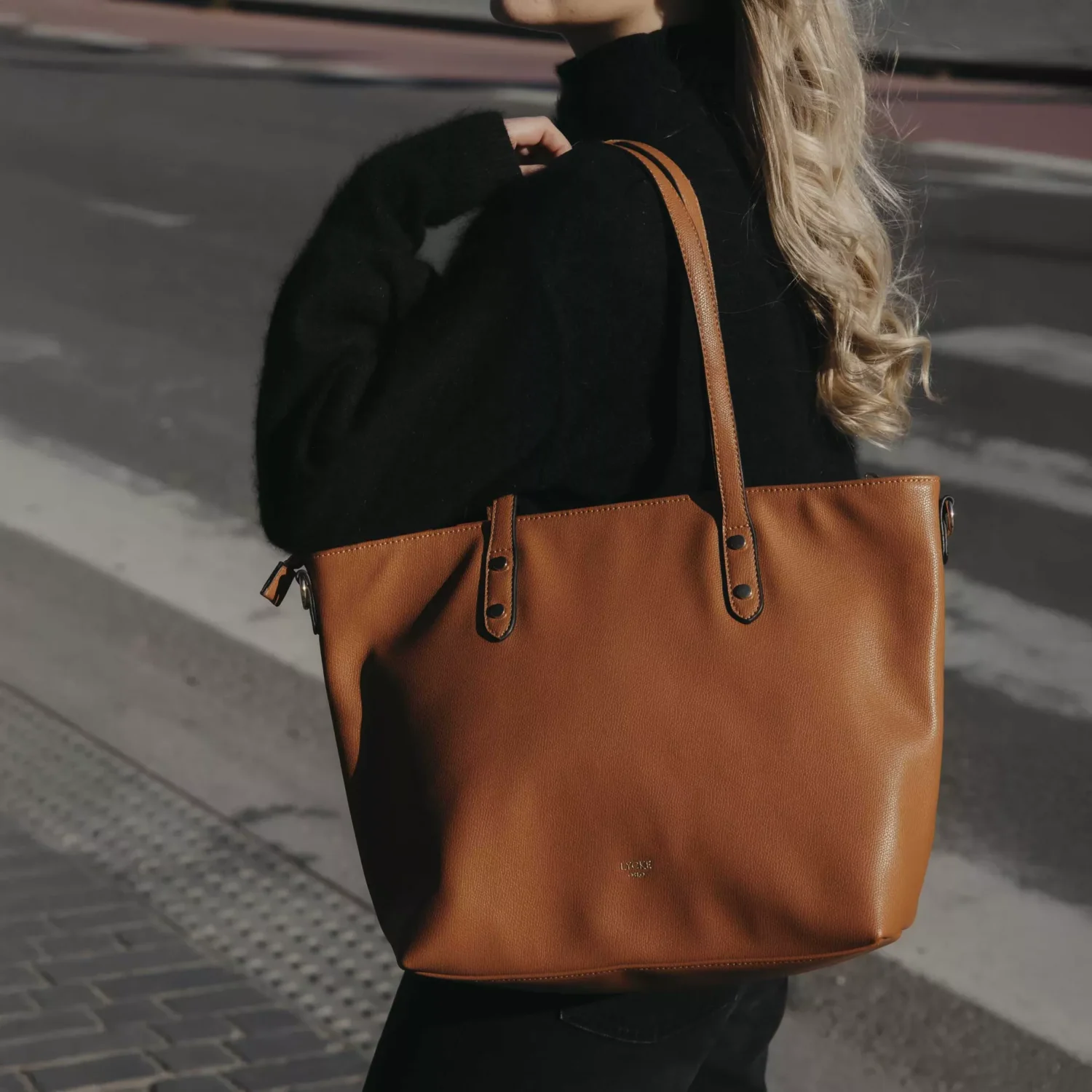 Lycke Oslo Sofia Totebag Cognac