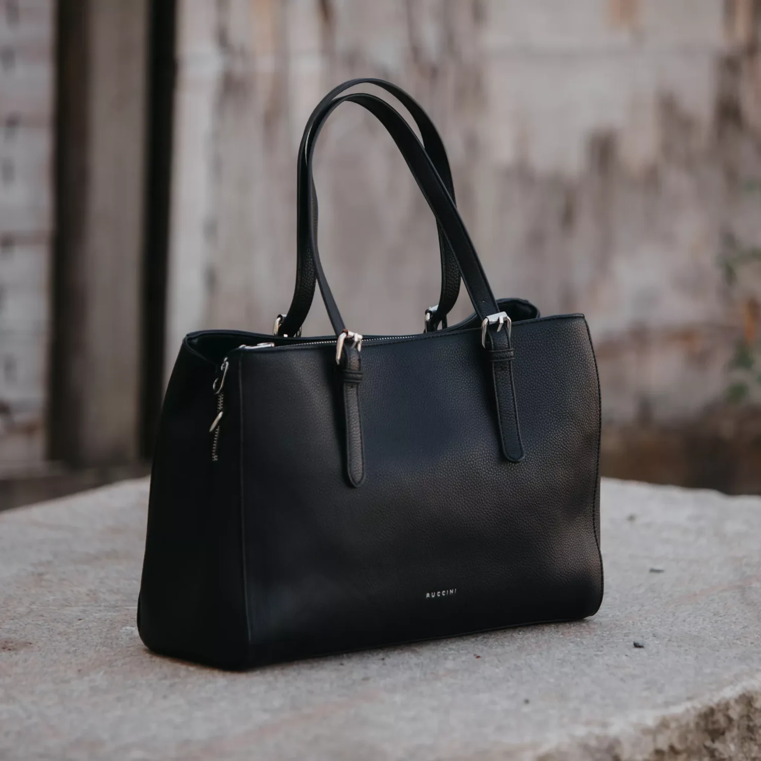 Puccini Anna Datorväska Handväska Black