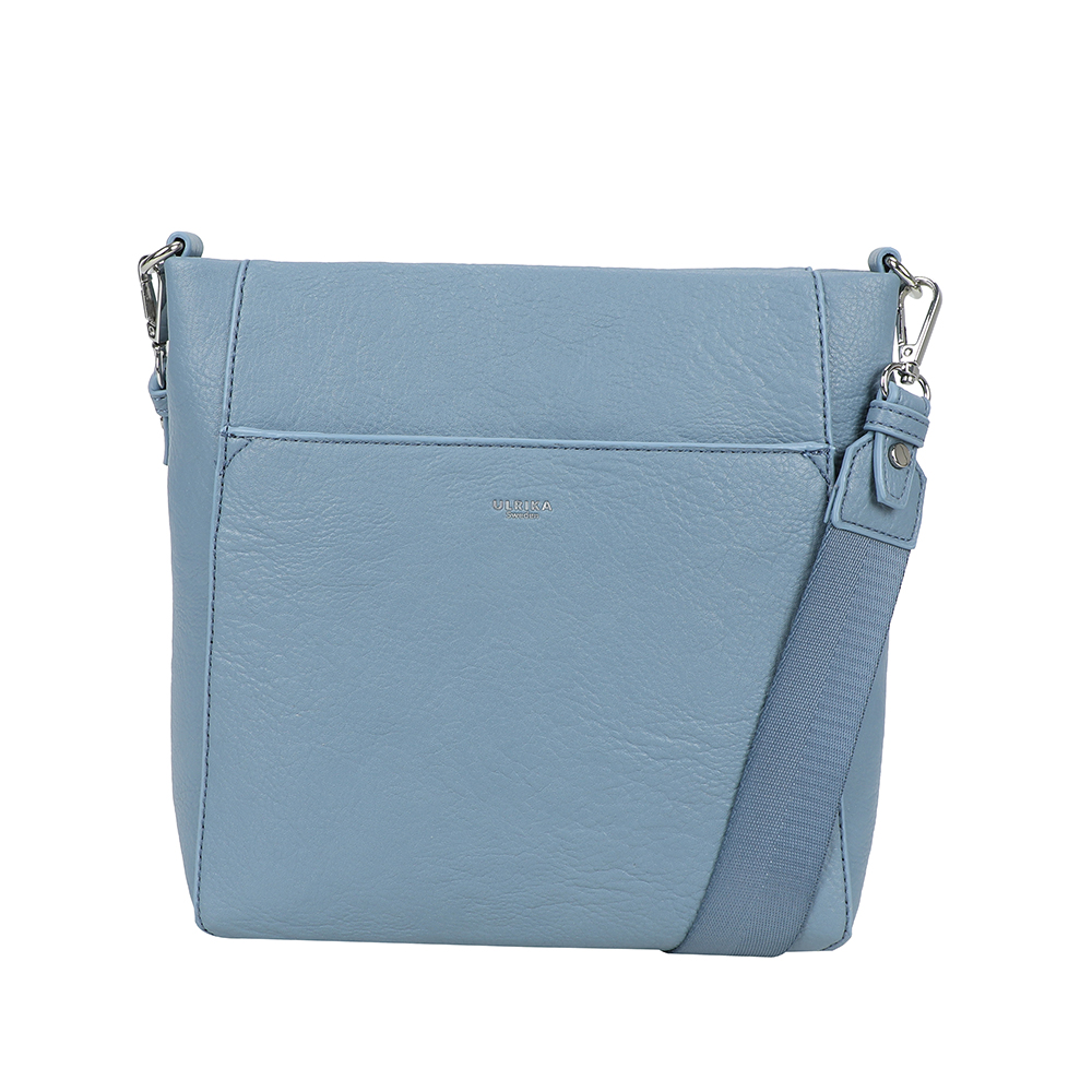 Ulrika Design Sweden Pocket - Ljusblå Handväska Crossover