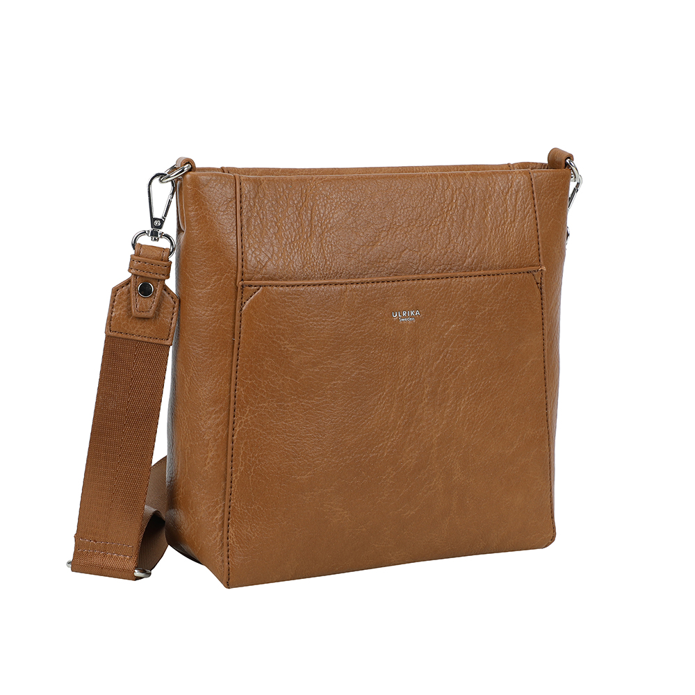 Ulrika Design Sweden Pocket - Brun Handväska Crossover
