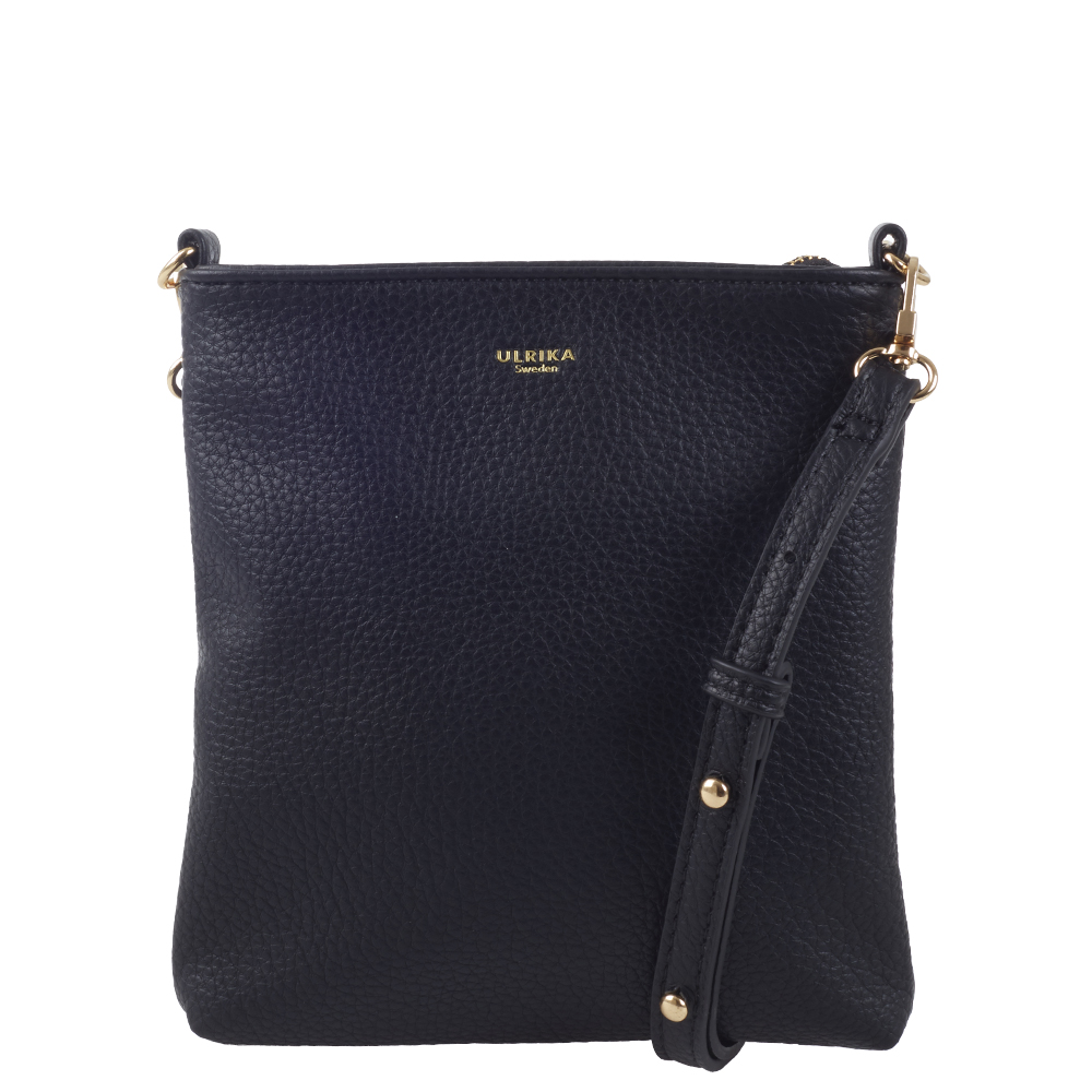 Ulrika Design Sweden Bar - Mobilväska Liten Handväska Svart/Guld