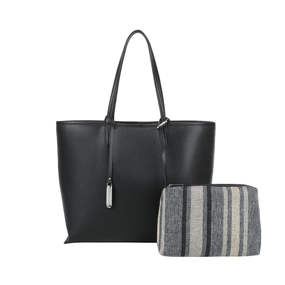 Ulrika Design Reversible - Svart Vändbar Totebag/väska