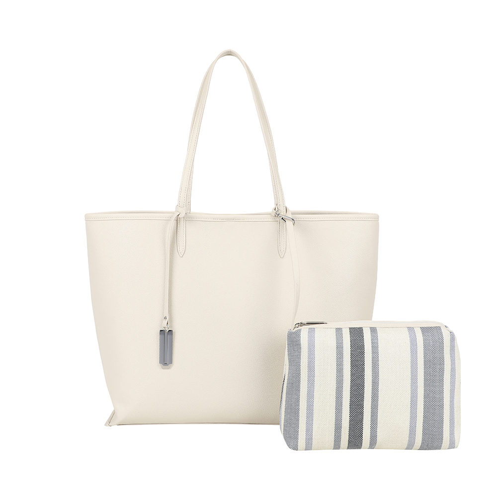 Ulrika Design Reversible - Beige Vändbar Totebag/väska