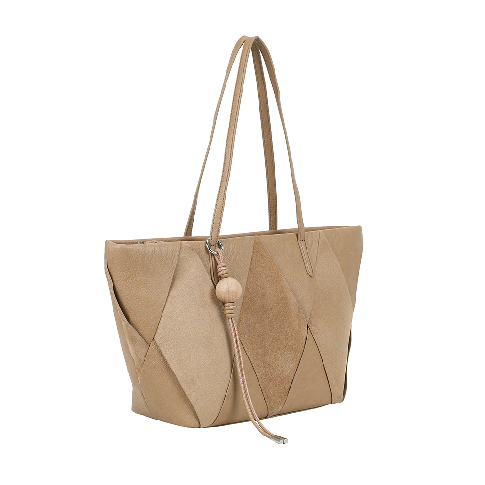 Ulrika Design Western - Flätad Kasse Handväska Camel