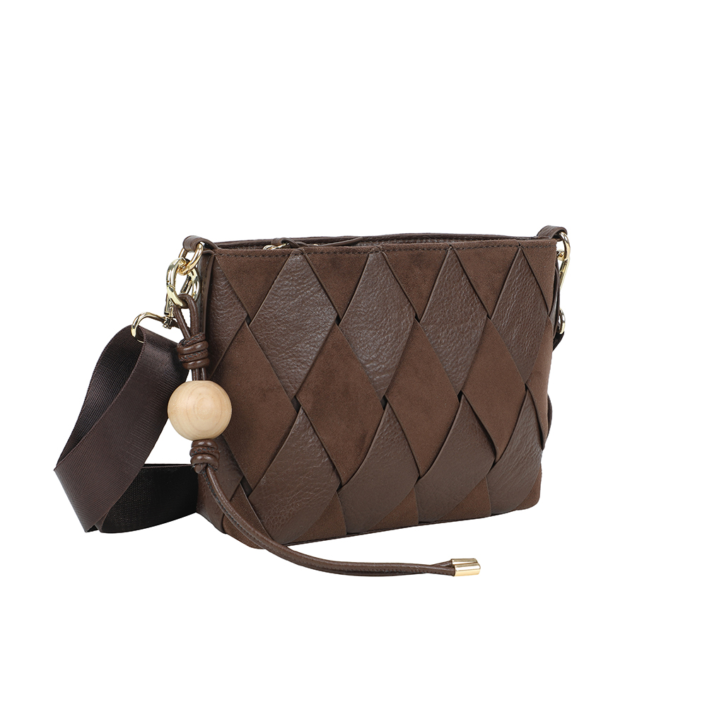 Ulrika Design Western - Flätad Handväska Brun