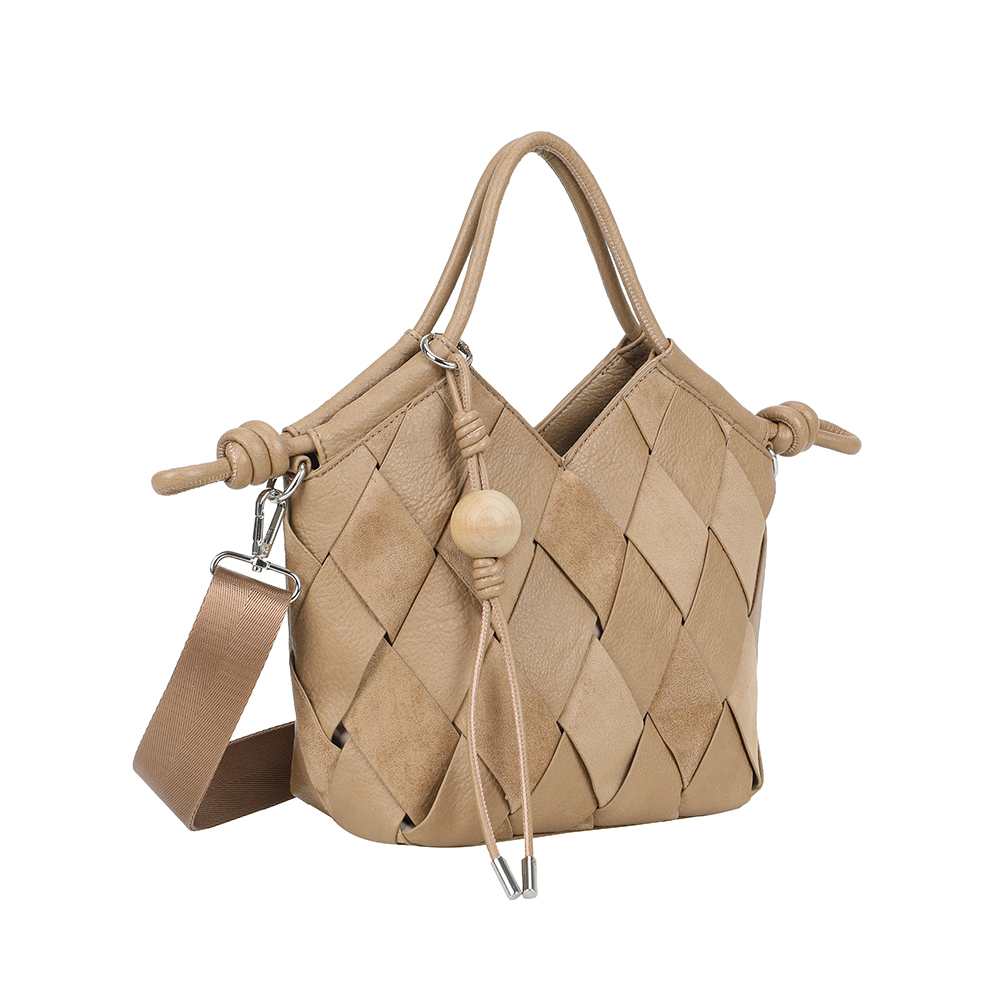 Ulrika Design Western - Handväska Flätad Camel