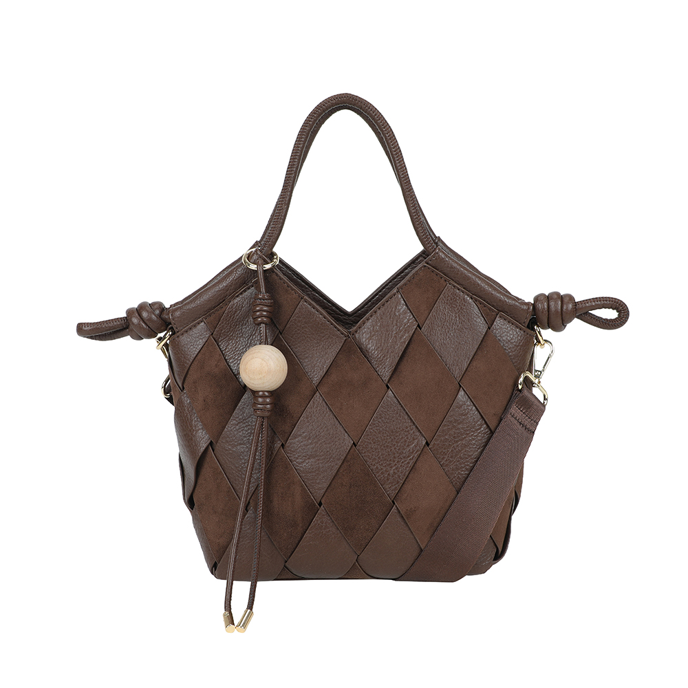 Ulrika Design Western - Handväska Flätad Brun