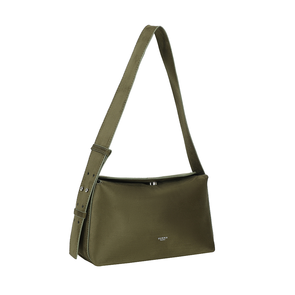Ulrika Design Mockaimitation Axelväska Olivgrön