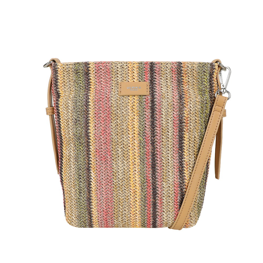 Ulrika Design Straw - Strå Handväska Rosa