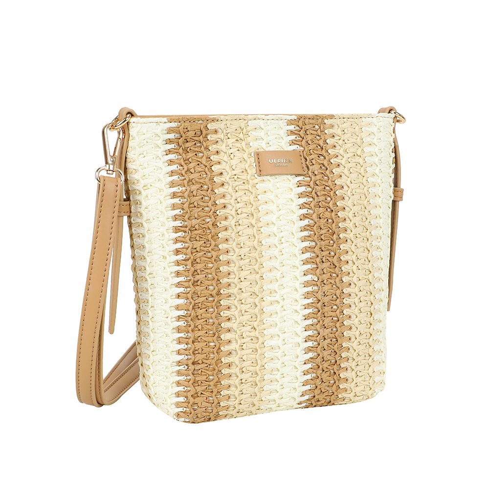 Ulrika Design Straw - Strå Handväska Cognac