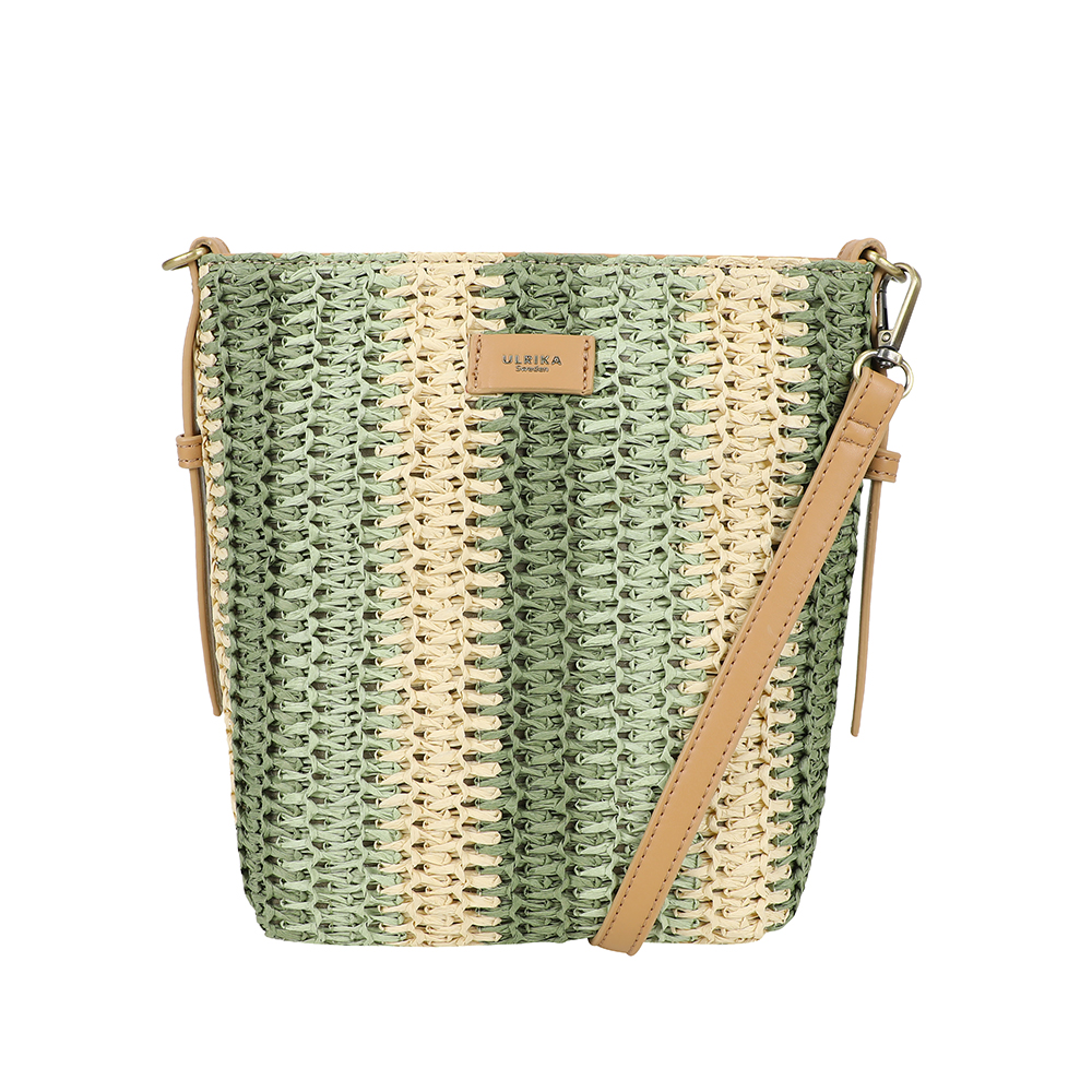 Ulrika Design Straw - Strå Handväska Grön
