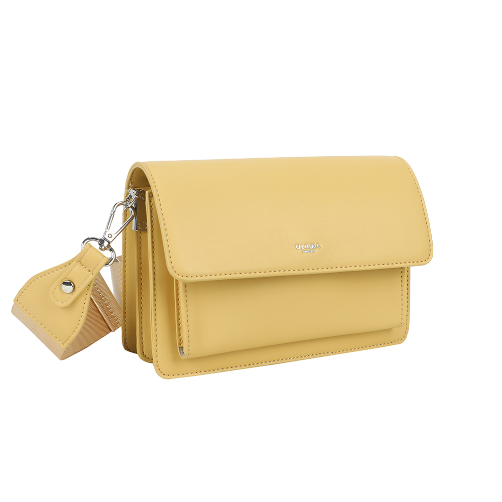 Ulrika Design Sweden Minimalism - Handväska Lock Gul
